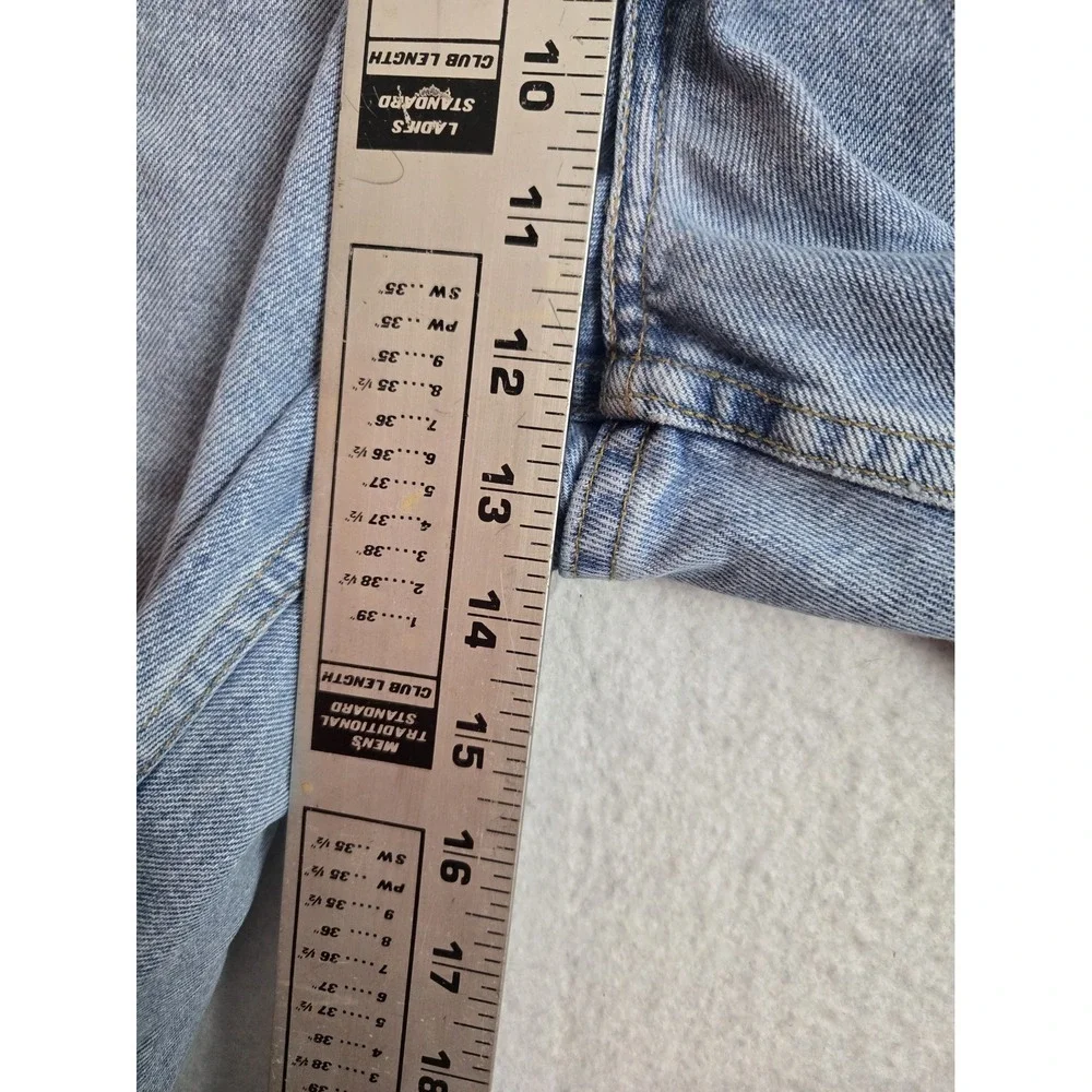 Levis 550 Mens Relaxed Fit Jeans 36 x 34 Light Blue Denim